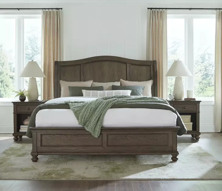 Oxford Cocoa 1 Drawer Nightstand