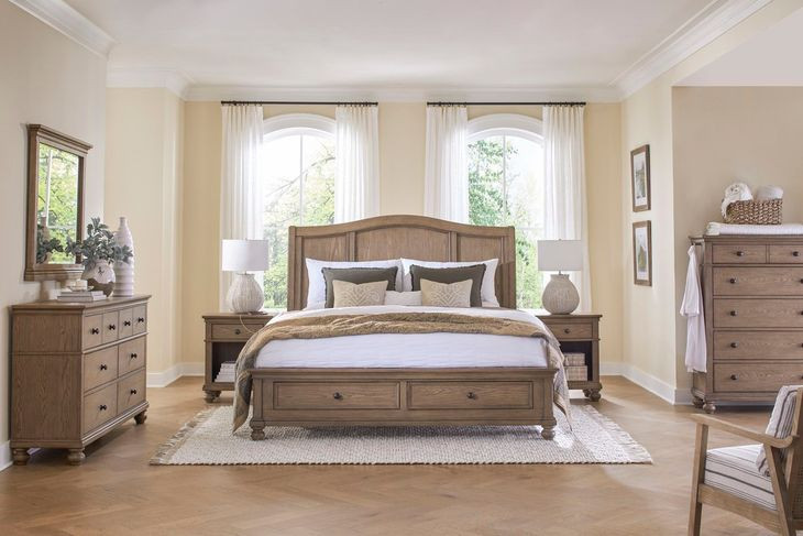 Oxford Tan 6 Drawer Dresser