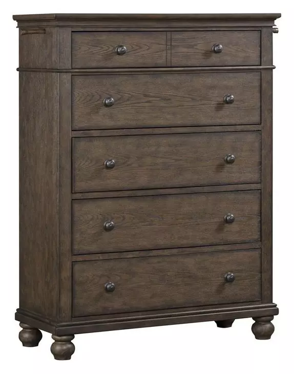 Oxford Cocoa 5 Drawer Chest