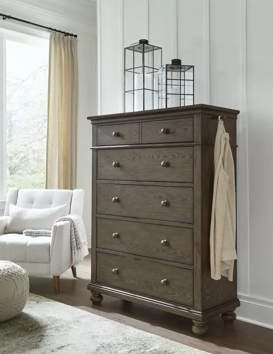 Oxford Cocoa 5 Drawer Chest