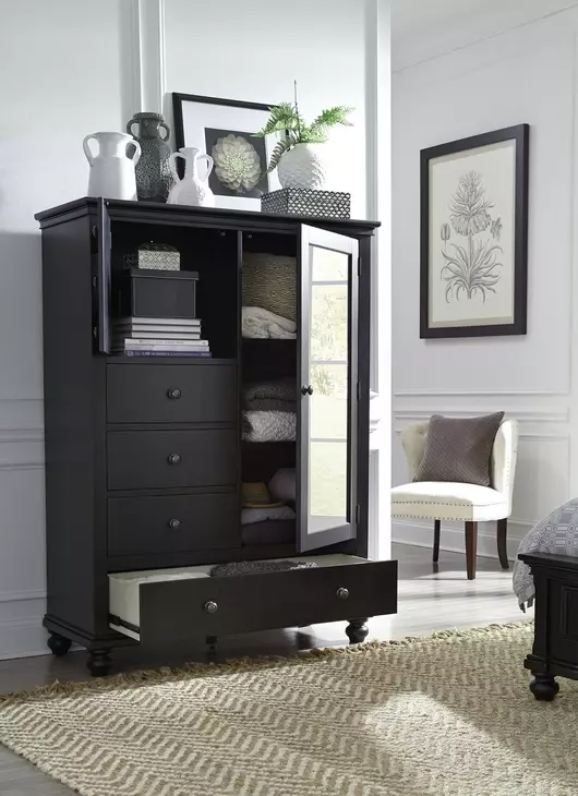 Oxford Black Chifferobe