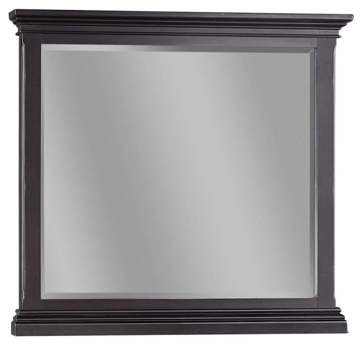 Oxford Black Rectangular Dresser Mirror