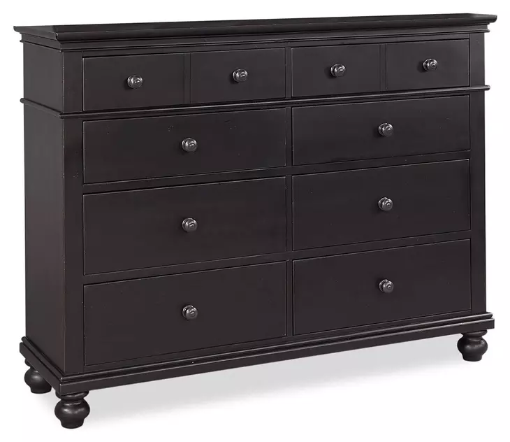 Oxford Black 8 Drawer Chesser