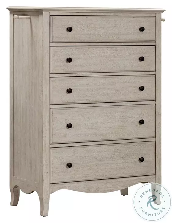 Provence Linen 5 Drawer Chest