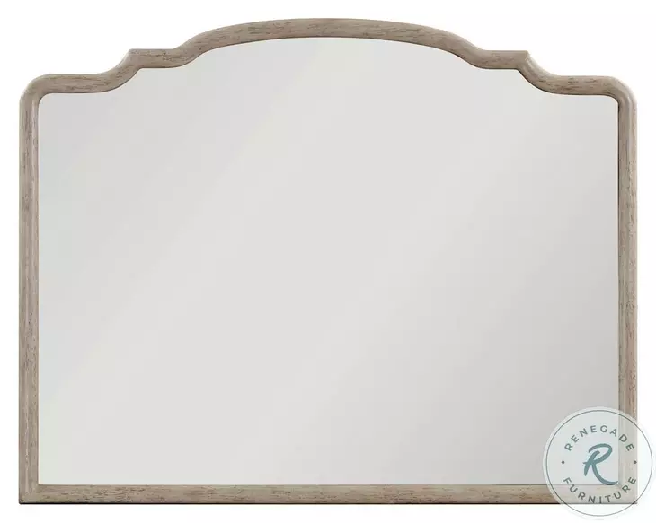 Provence Linen Landscape Arch Bedroom Mirror