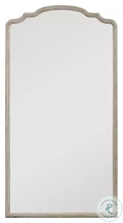 Provence Linen Arch Floor Mirror