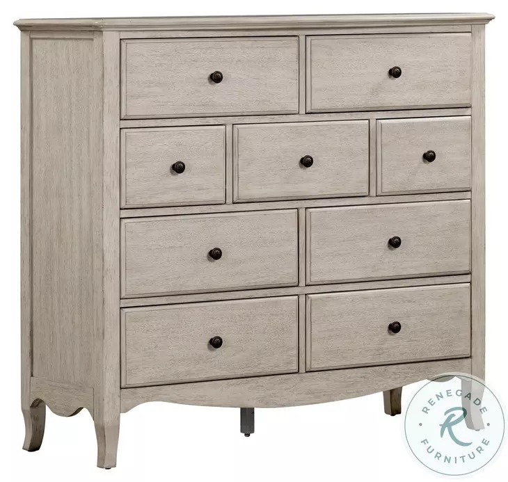 Provence Linen 9 Drawer Chesser
