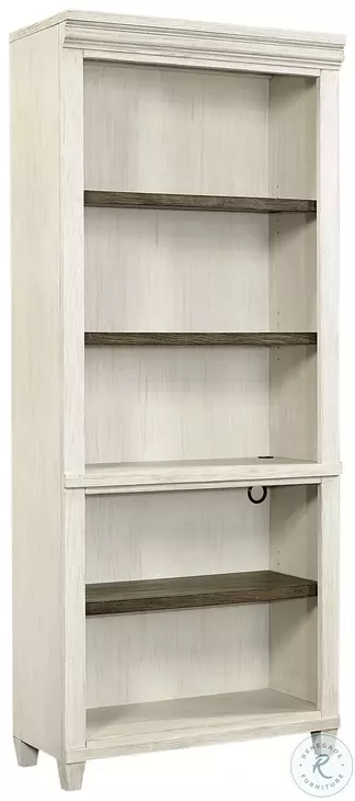 Caraway Aged Ivory Open Bookcase