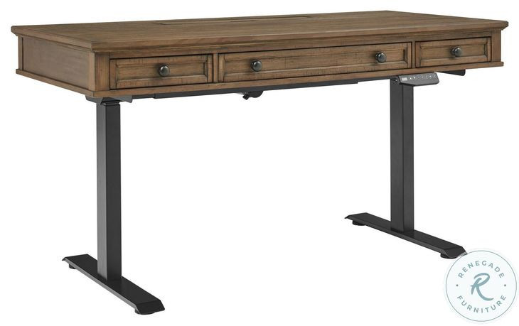 Hensley Honey 60" Lift Desk with USB Charging