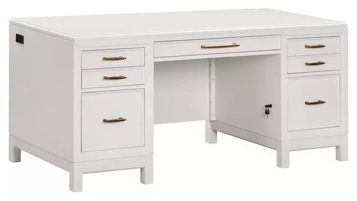 Alexander White 66" Executive Desk