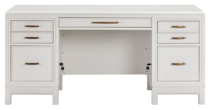 Alexander White 66" Executive Home Office Set