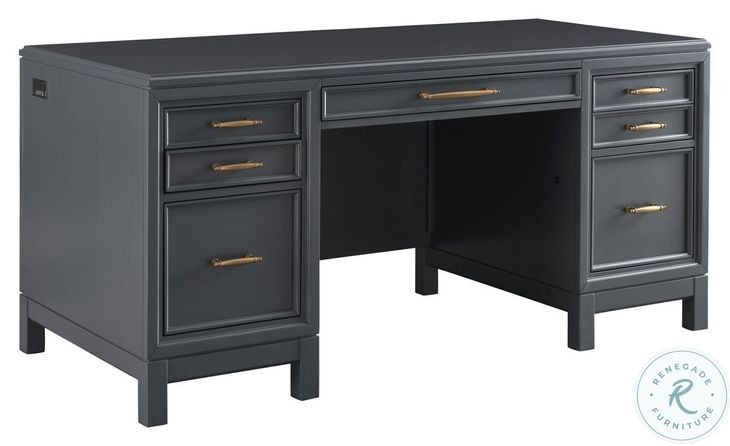 Alexander Midnight 66" Executive Desk