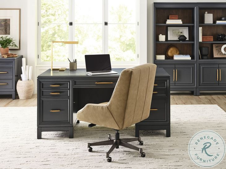 Alexander Midnight 66" Executive Desk