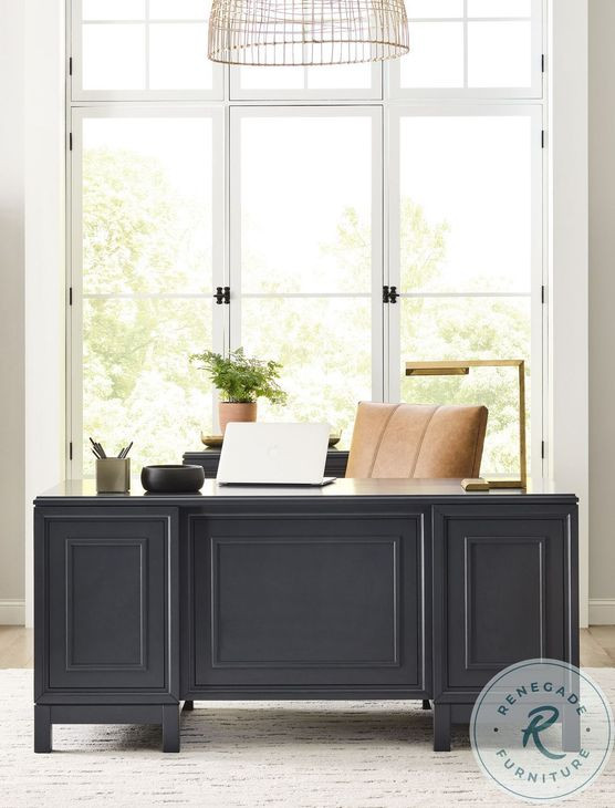 Alexander Midnight 66" Executive Desk