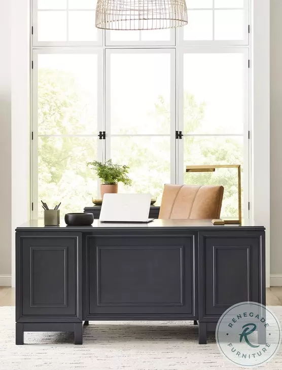 Alexander Midnight 66" Executive Desk