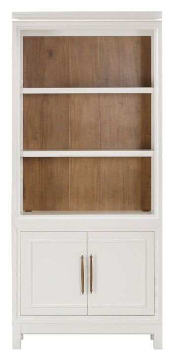 Alexander White 2 Door Bookcase
