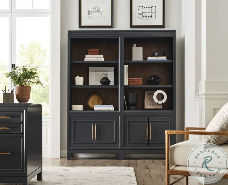 Alexander Midnight 1 Door Bookcase