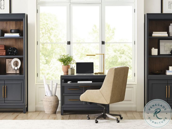 Alexander Midnight 1 Door Bookcase