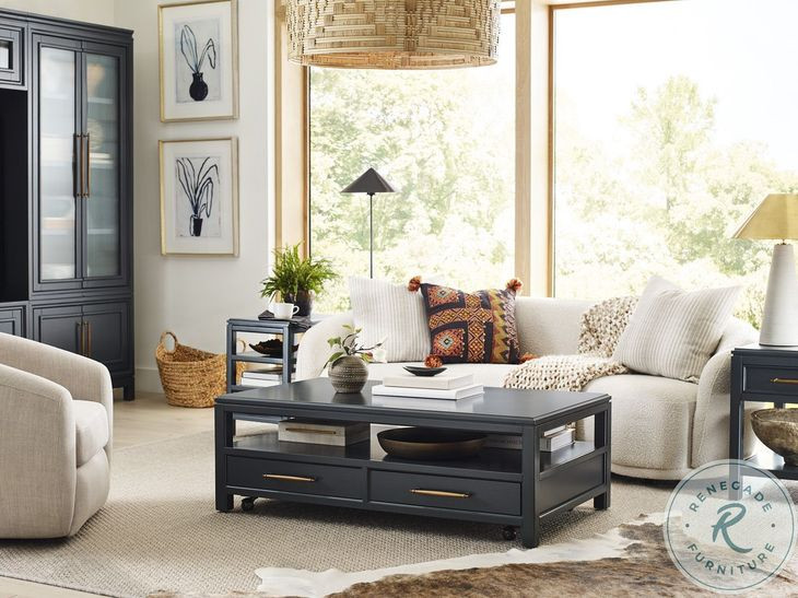 Alexander Midnight Rectangular Cocktail Table