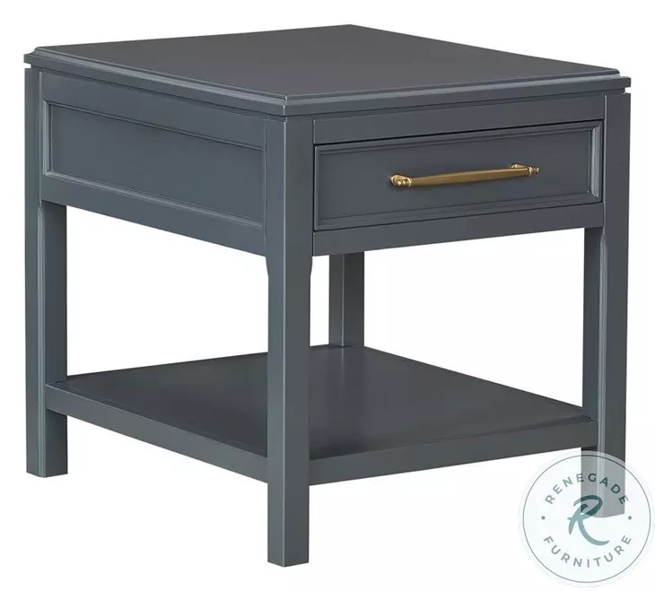 Alexander Midnight Rectangular End Table