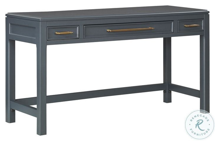 Alexander Midnight Rectangular Sofa Table and Writing Desk with 3 Drawers