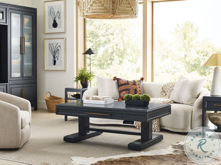 Alexander Midnight Liv360 Adjustable Rectangular Occasional Table Set