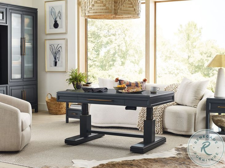 Alexander Midnight Liv360 Adjustable Rectangular Occasional Table Set