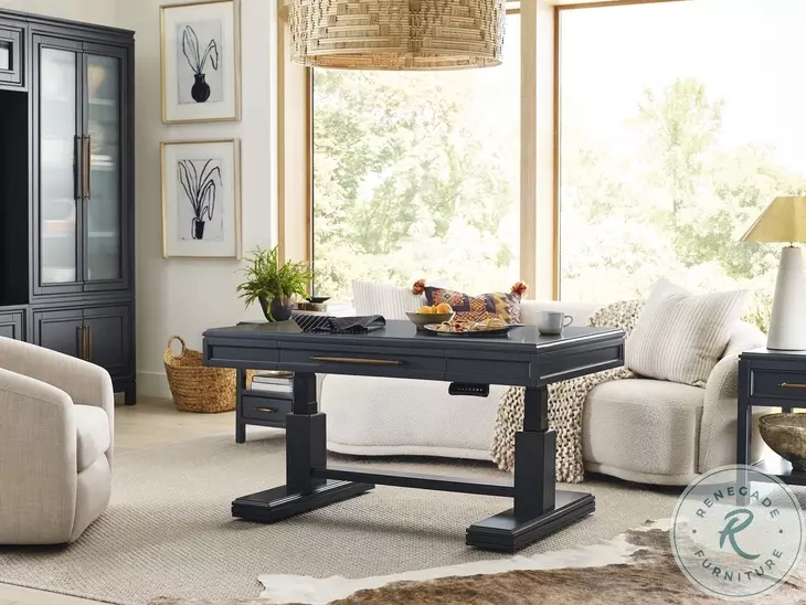Alexander Midnight Liv360 Adjustable Rectangular Occasional Table Set