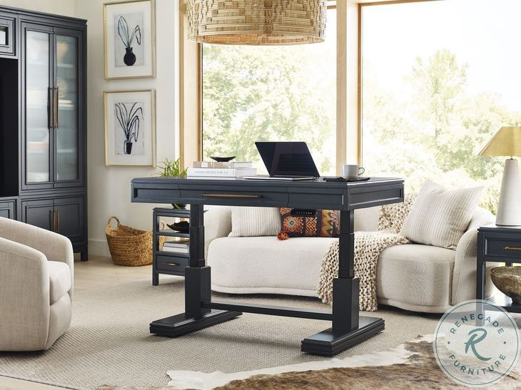 Alexander Midnight Liv360 Adjustable Rectangular Cocktail Table