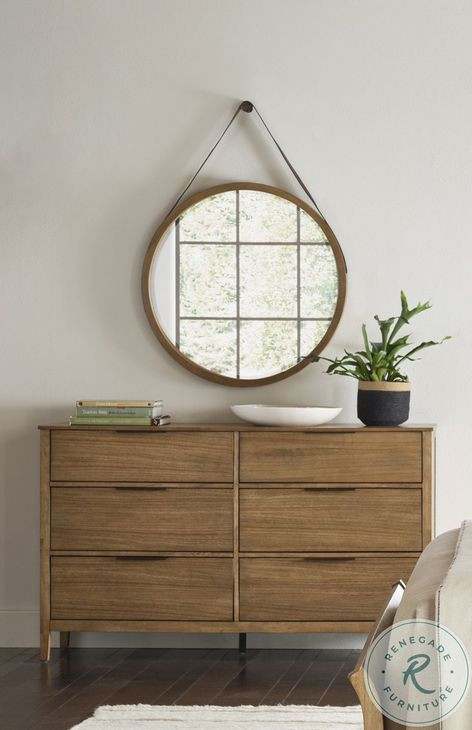 Cyrus Almond Bisque 6 Drawer Dresser