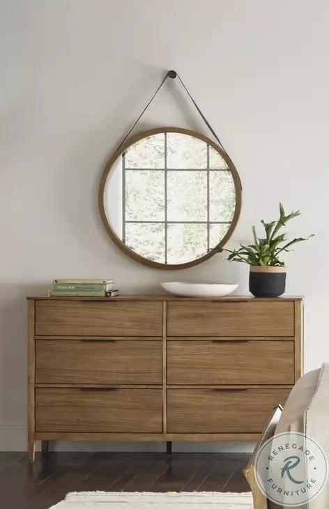 Cyrus Almond Bisque 6 Drawer Dresser