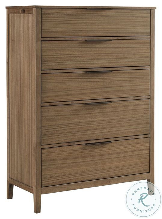 Cyrus Almond Bisque 5 Drawer Chest