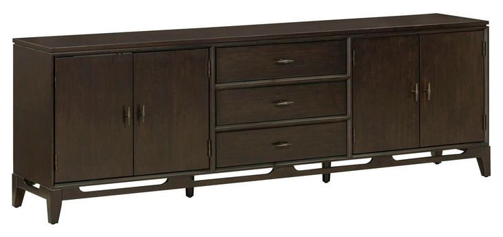 Sutton French Roast 85" TV Stand