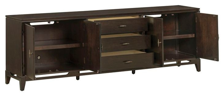 Sutton French Roast 85" TV Stand
