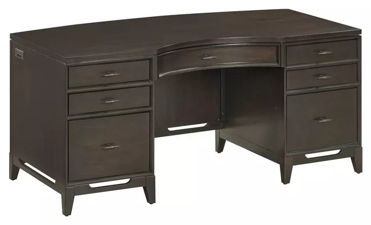Sutton French Roast 66" Executive Desk