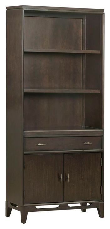 Sutton French Roast 2 Door Bookcase