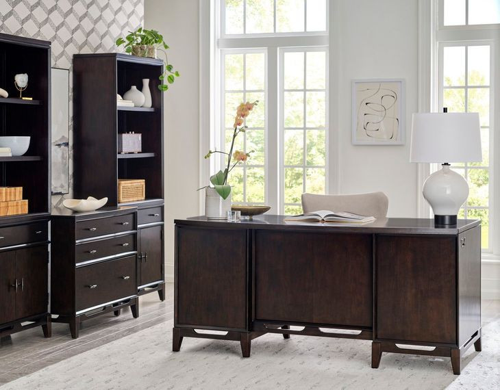 Sutton French Roast 2 Door Bookcase