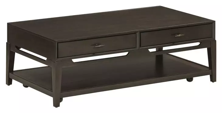 Sutton French Roast Rectangular Cocktail Table