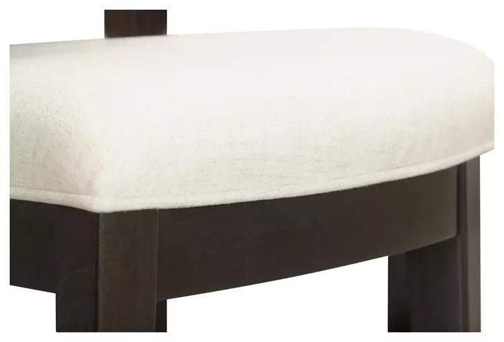 Sutton French Roast Demilune Sofa Table with Stools