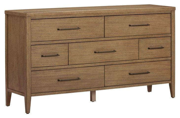 Olivia Sunkissed Beige 7 Drawer Dresser