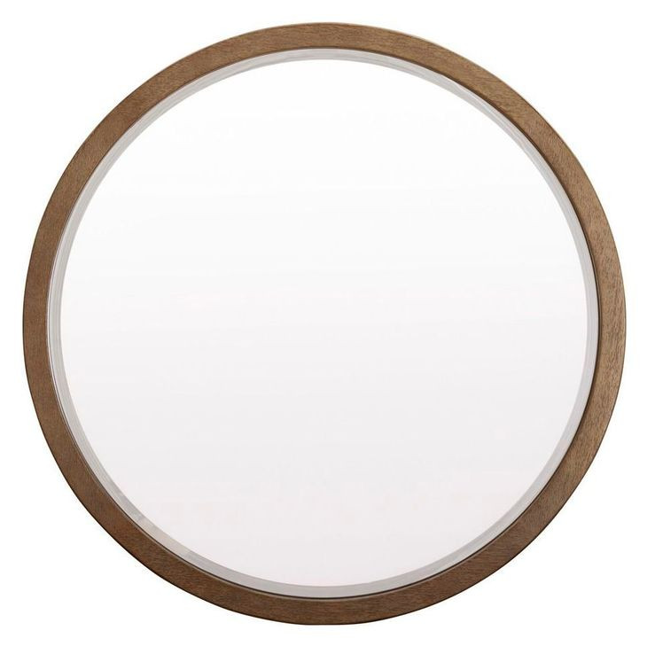 Olivia Sunkissed Beige Round Dresser Mirror