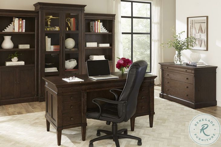 Jackson Turkish Coffee 62" Executive Home Office Set