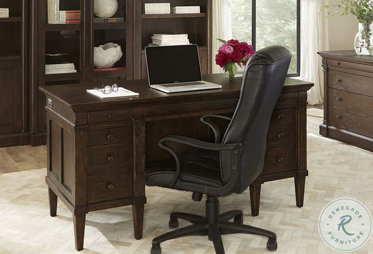 Jackson Turkish Coffee 62" Executive Home Office Set