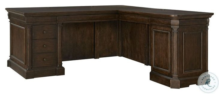 Jackson Turkish Coffee 72" L Shaped Home Office Set