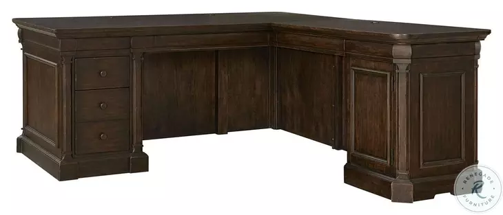 Jackson Turkish Coffee 72" L Shaped Home Office Set