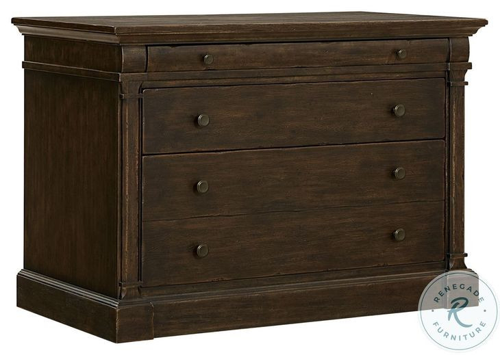 Jackson Turkish Coffee Workstation 3 Drawer Combo File Cabinet