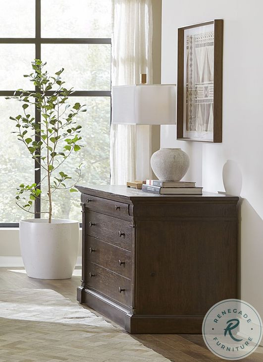 Jackson Turkish Coffee Workstation 3 Drawer Combo File Cabinet