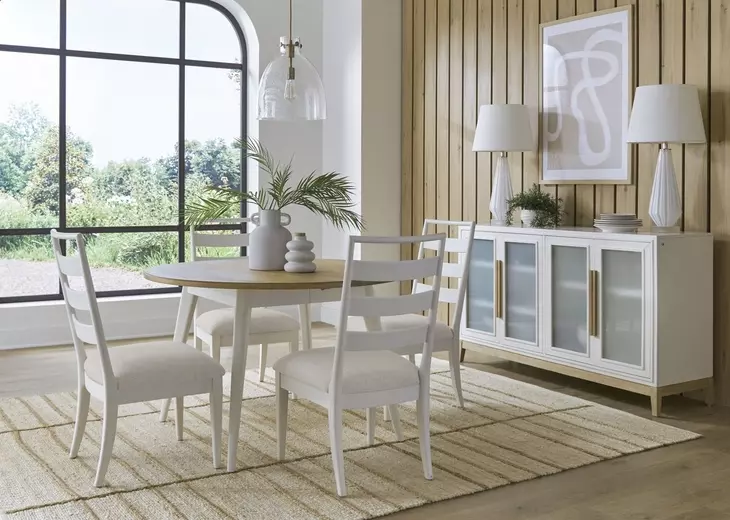 Astoria Pearl Extendable Round Dining Table