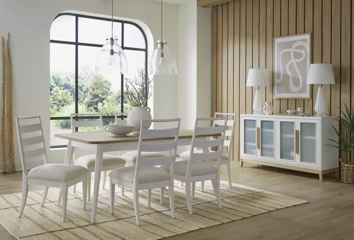 Astoria Pearl Performance Fabric Dining Side Chair Set of 2