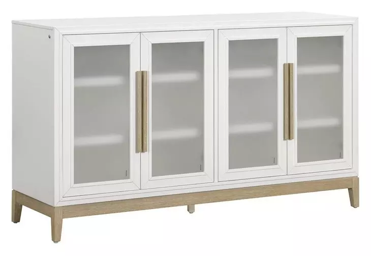 Astoria Pearl 4 Door Sideboard with LED
